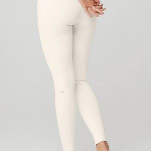 Alo Ivory High Waist Airbrush Legging size Small NWT